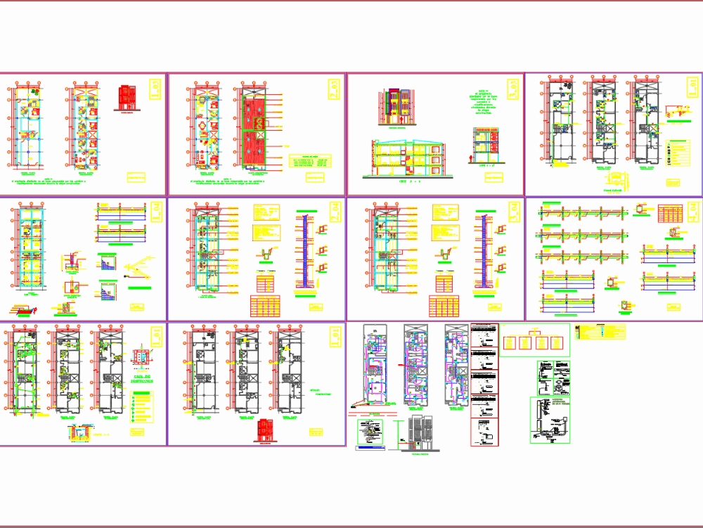 Plano de Edificio Mixto en AutoCAD