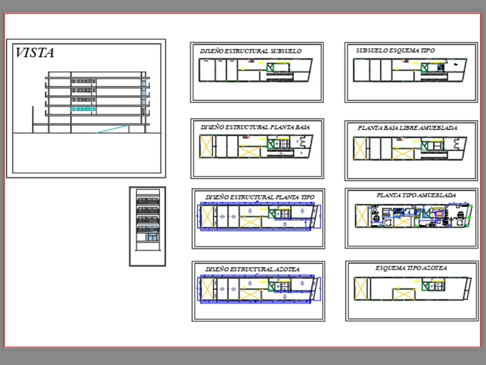 Proyecto Completo de Edificio Residencial
