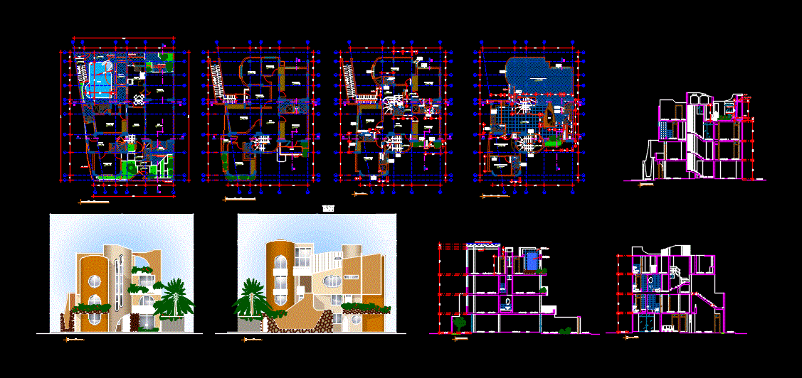 Vivienda 4 niveles