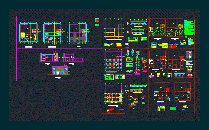 Casa de Dos Pisos con Planos Integrales