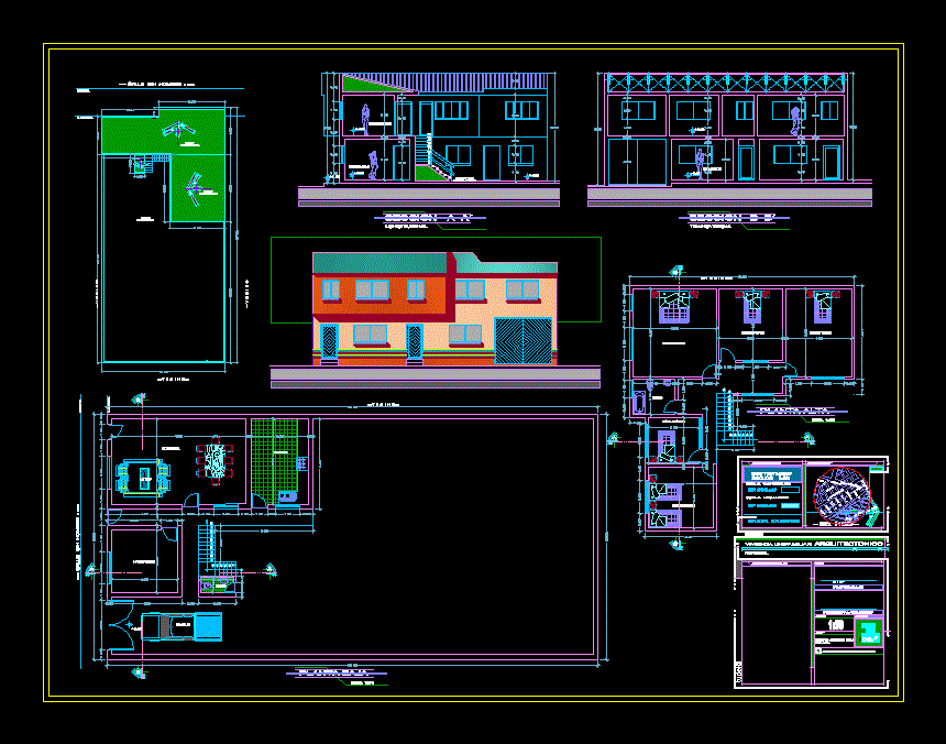 Planos de casa habitacional