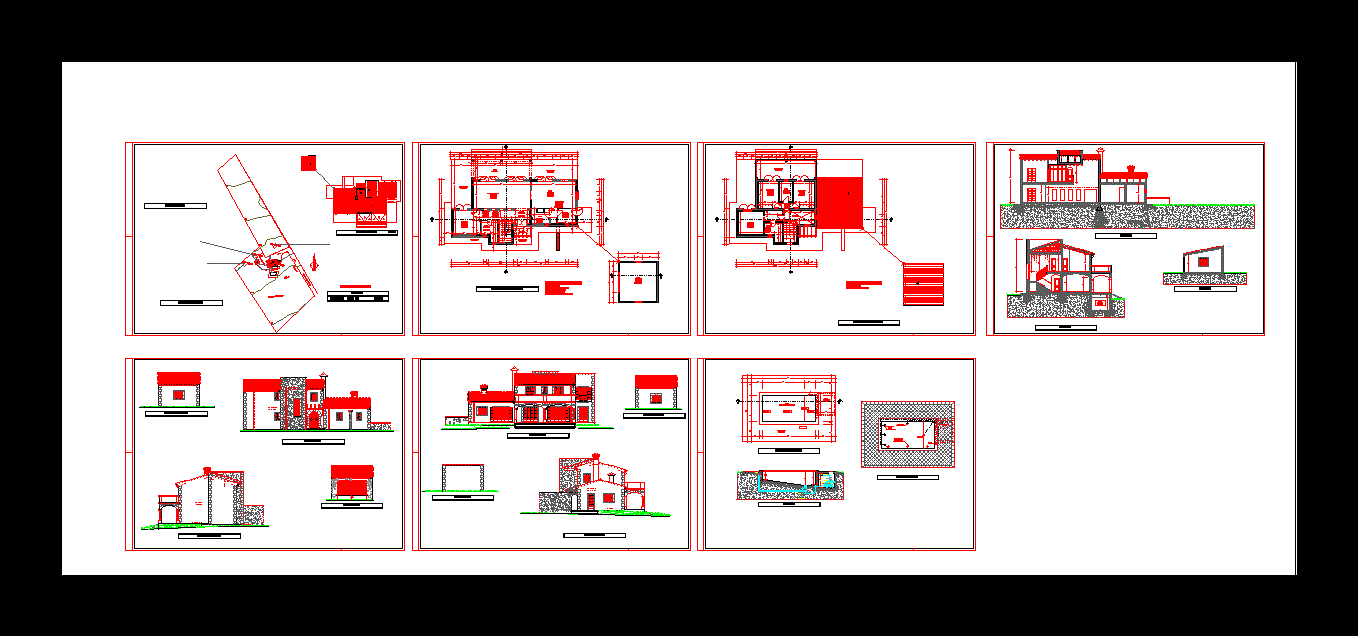 Proyecto vivienda unifamiliar.