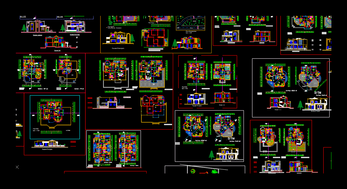 Plan de hasta 50 casas completas