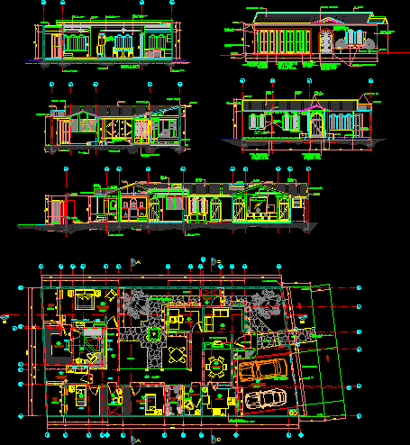 Planta de vivienda unifamiliar