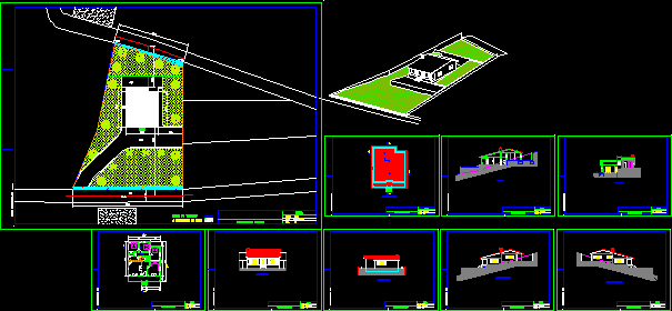 Vivienda en terreno inclinado