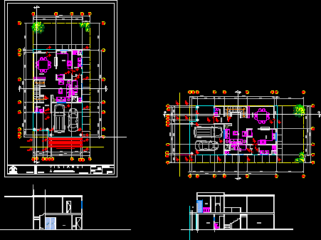 Planos constructivos de casa habitacion