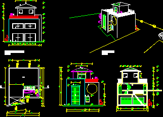 Vivienda y oficina unifamiliar