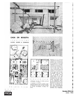 Revue Proa 96 - Maisons à Bogota - Janvier 1956 PDF