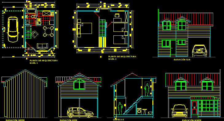 Vivienda economica en 2 plantas