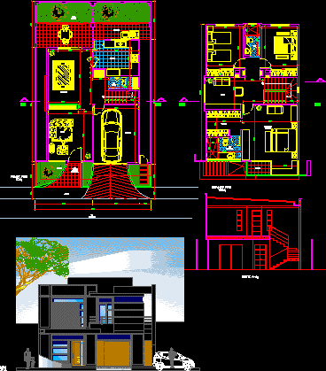 Vivienda de dos pisos