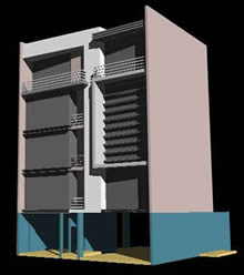 3D-Fassade für Mehrfamilienhäuser
