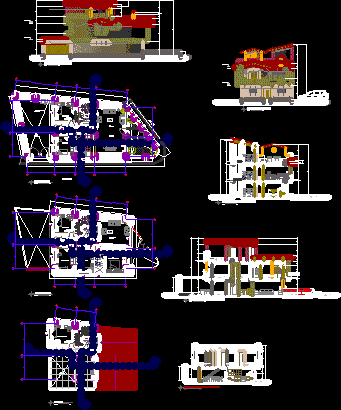 Vivienda de tres niveles