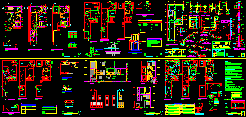 Vivienda moderna 3 plantas-lima