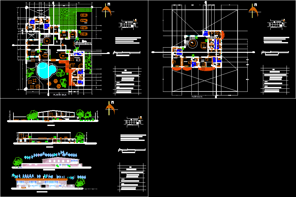 Vivienda residencial alta 40x50