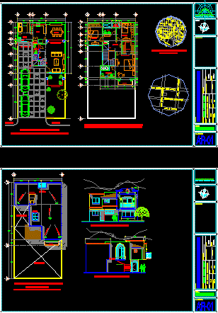 Casa 200 M2 Construccion En AutoCAD | Librería CAD