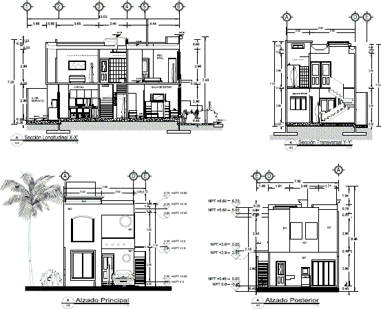 Vivienda de interes social 7x16 pdf