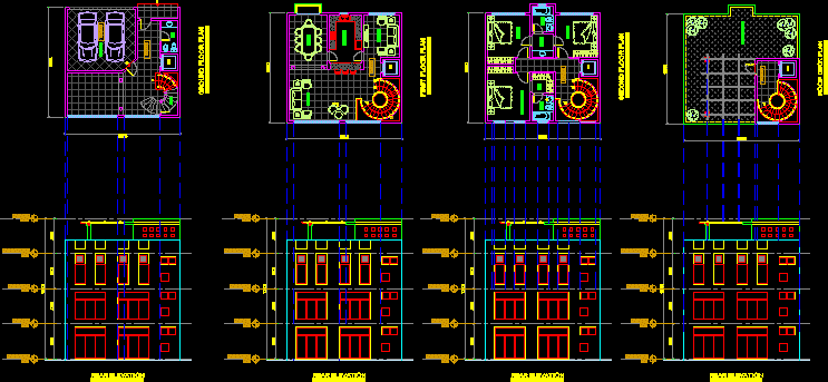 Elevacion of vilal abu dhabi