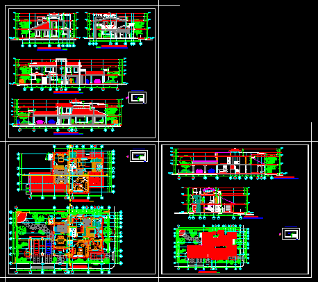 Planos arquitectonicos de residencia