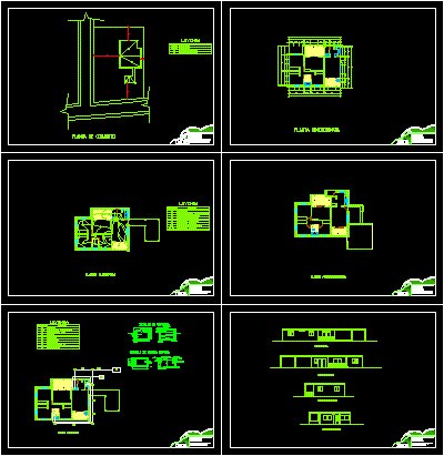 Juego de planos vivienda normal