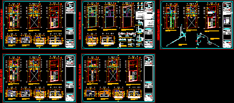 Proyecto de casa habitacion de dos niveles