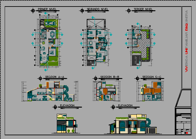 Vivienda unifamiliar en esquina