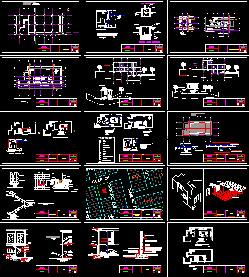 Vivienda unifamiliar; con detalles constructivos