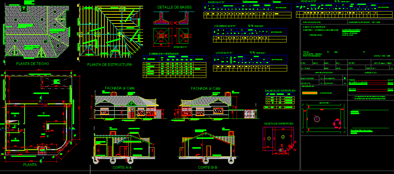 Plano vivienda