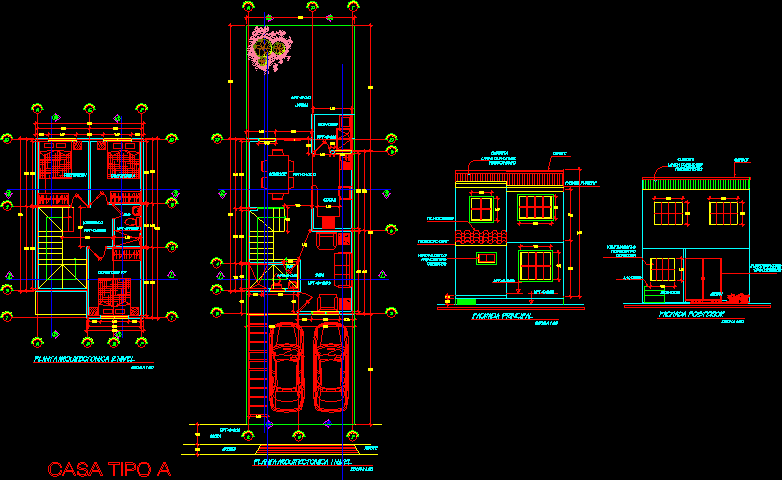 Diseno casa 5.40m de frente