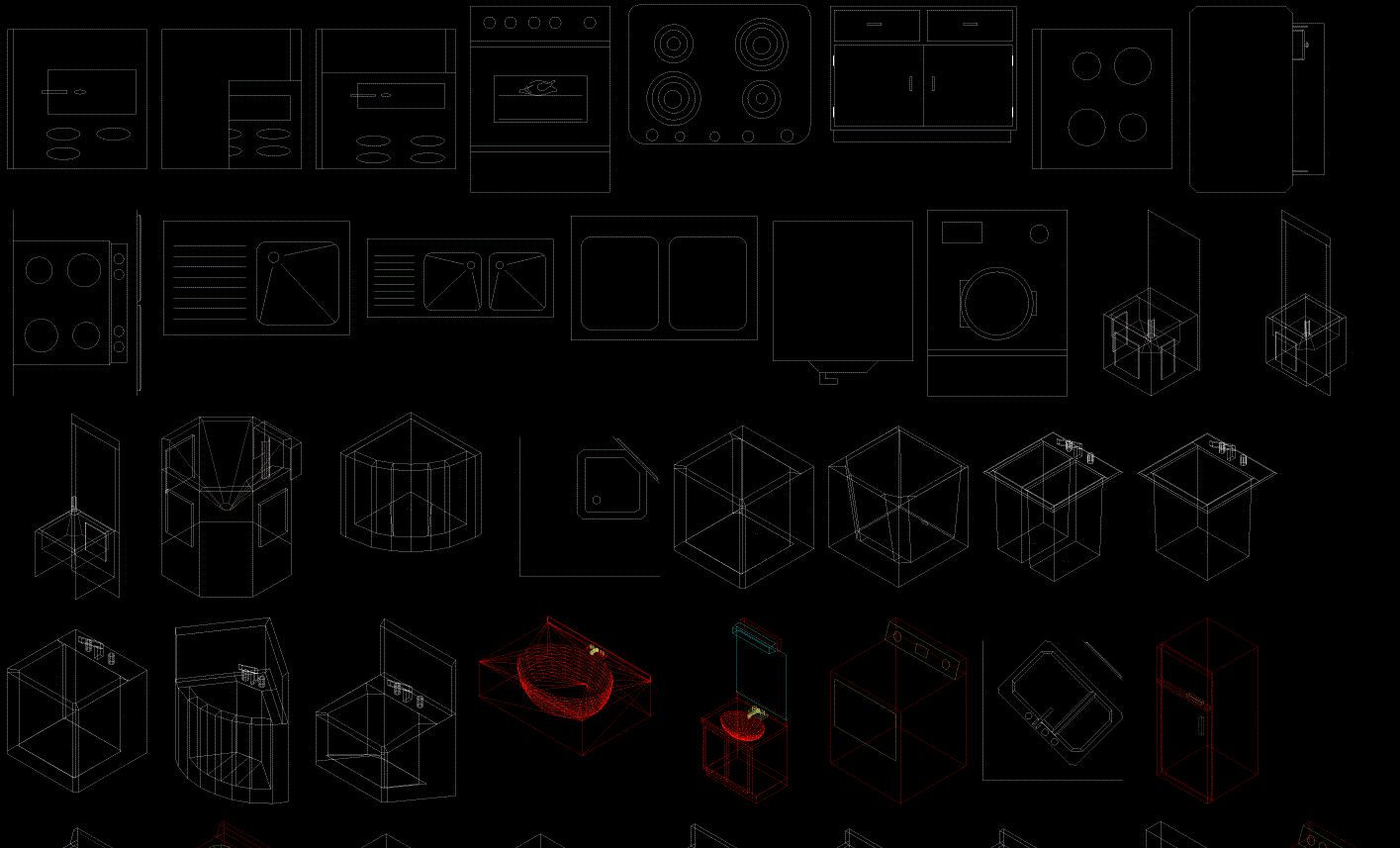 Bloques para cocina