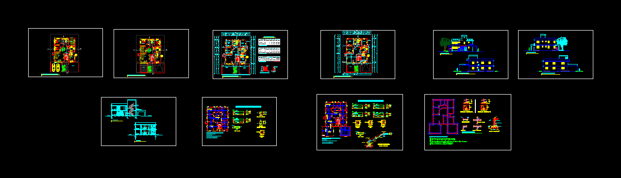 Multifamiliar de dos niveles.