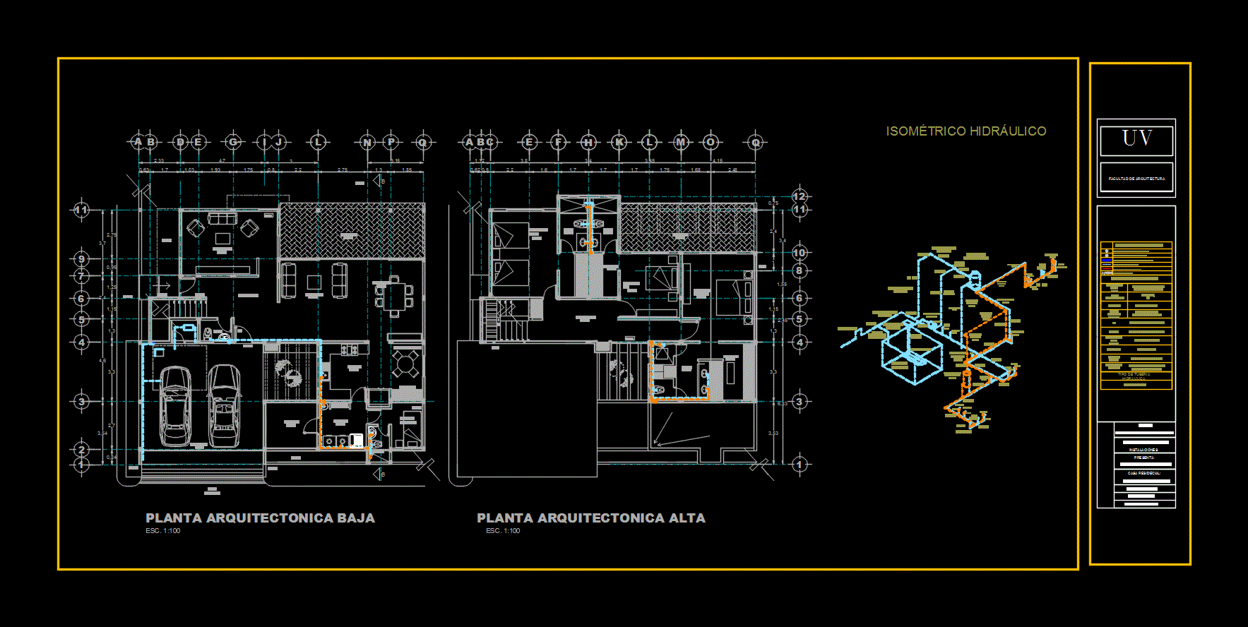 Casa habitacion - instalacion hidraulica