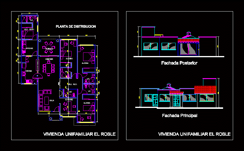 Vivienda unifamiliar el roble