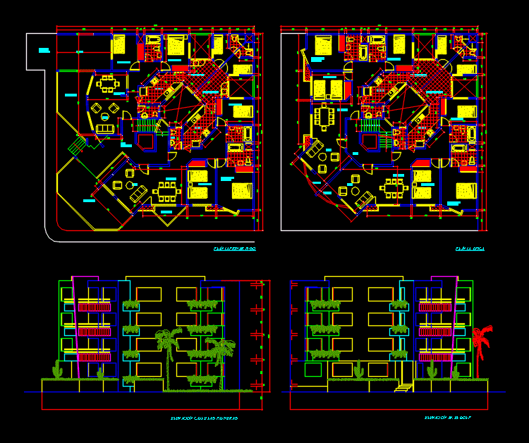 Edificio multifamiliar 4 pisos