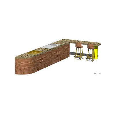 Mesada de cocina 3d max