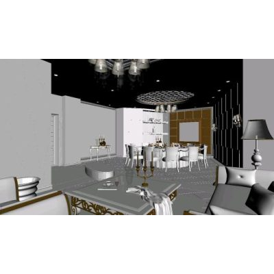 Hotel room 3d max