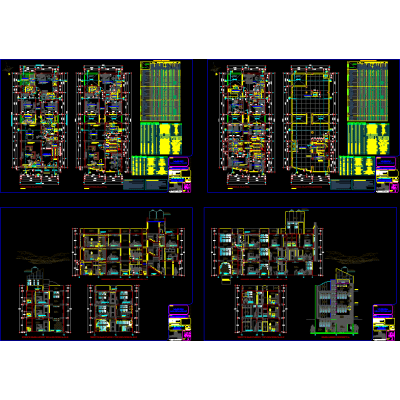 Plano Completo Multifamiliar Casma