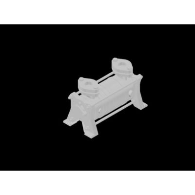 Modelo 3D de Bomba Industrial