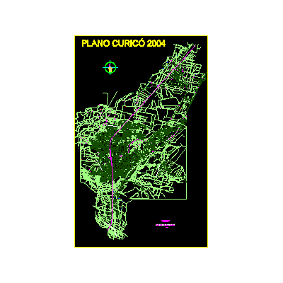 Mapa Urbano Curico 2004