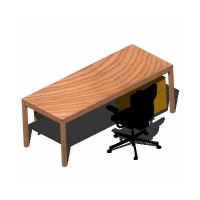 Escritorio de oficina 3d