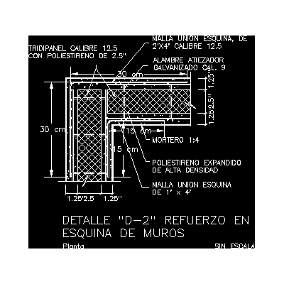 Covintec - tridipanel - rinforzo angolo parete m