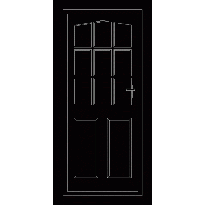 Puerta elevacion