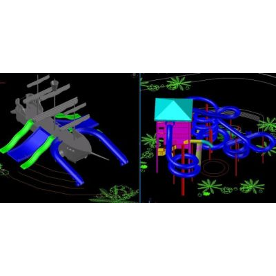Parque acuatico - juegos 3d