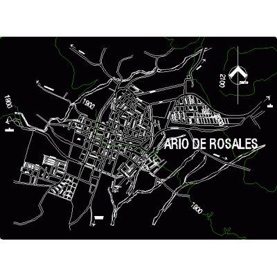 Plano ario de rosales michoacan