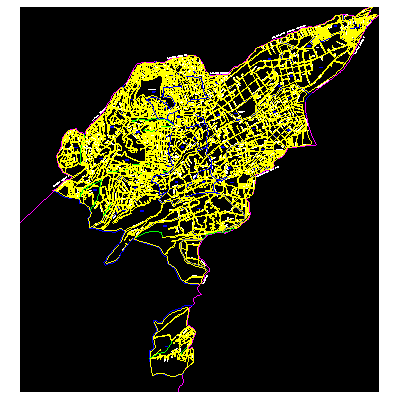 Plano Urbano de Magdalena Contreras