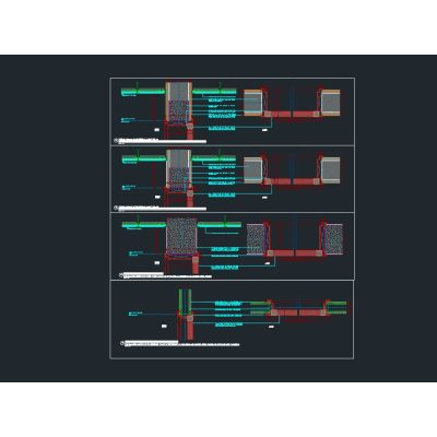 Detalles de puerta para proyecto de alto perfil