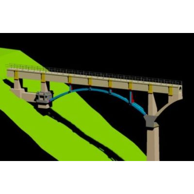 Reposicion arco puente 3d