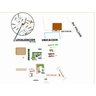 Plano de Escuela Inicial en Palian