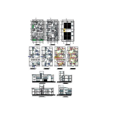 Planos de Vivienda Multifamiliar en Detalle