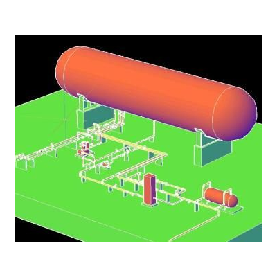 Tanque de almacenamiento gas lp