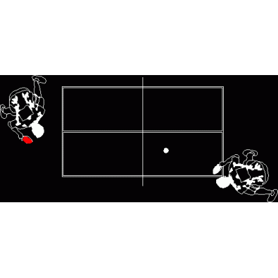 Partido tenis de mesa